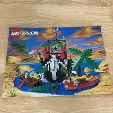 LEGO 6264 Instruction Manual Forbidden Island Pirates