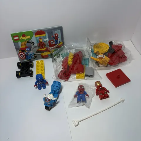 LEGO DUPLO Marvel Super Hero Adventures 10921 Spiderman Ironman Captain America