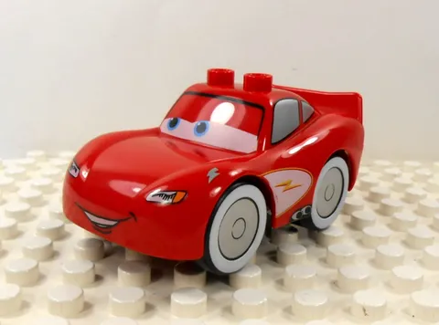 Lego Duplo Item Lightning McQueen w/ white wall wheels