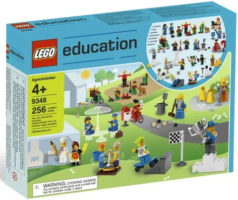 LEGO Education 9348: Minifigure Play and Learning Set (New, Sealed, Unused)