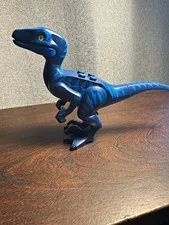 LEGO Jurassic World Velociraptor Blue, Custom Printed, Set 75917, 1 Piece