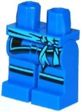 LEGO® Part 970c00pb0391 - Hips and Legs with Black - Jay