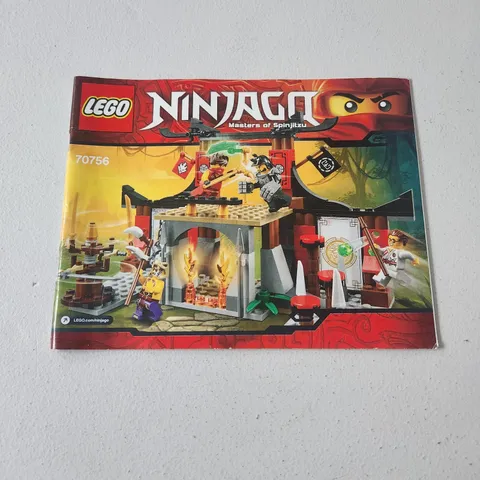 LEGO NINJAGO 70756 Dojo Showdown Instruction Manual Only