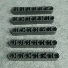 LEGO 32524 Technic Liftarm Thick 1 x 7 Dark Bluish Gray x5 Genuine