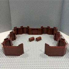 Lego Castle Tan : Includes Arch + Walls (87421 + 59349) + Axes + MORE !
