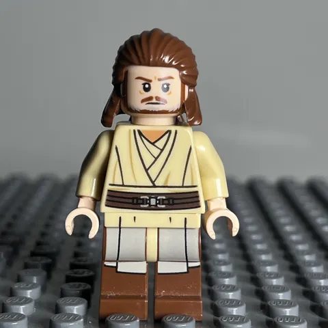 Lego Qui-Gon Jinn Minifigure sw0810 Star Wars 75169 CMF Lot Retired Jedi - 1O