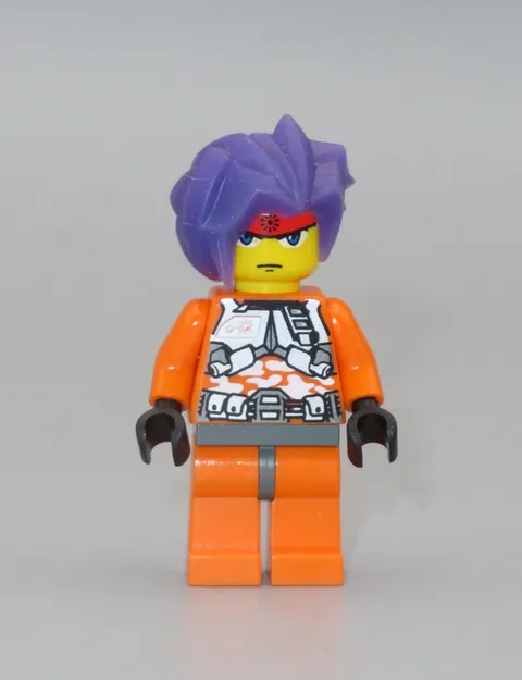 LEGO Exo Force RYO silver armor purple hair minifigure 8118