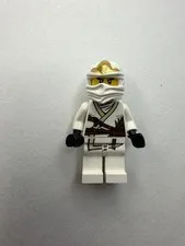 LEGO Ninjago Zane White Ninja Figure Mini Figure with Helmet