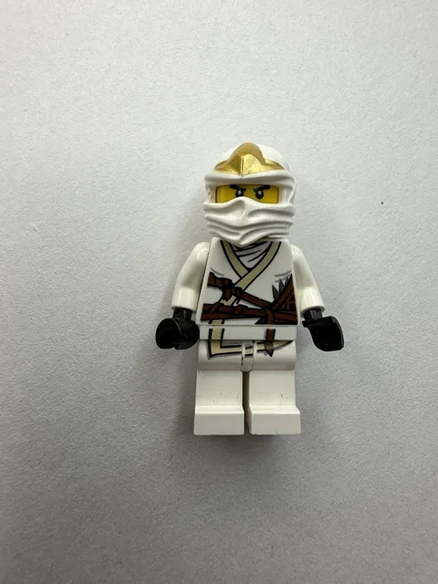 LEGO Ninjago Zane White Ninja Figure Mini Figure with Helmet
