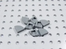 LEGO Lot of 8 Dark Bluish Gray 1x1 Smooth Round Corner Tiles Plates BE