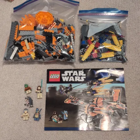 LEGO Star Wars: Anakin Skywalker Sebulba's Podracers 7962 100% Complete Minifigs