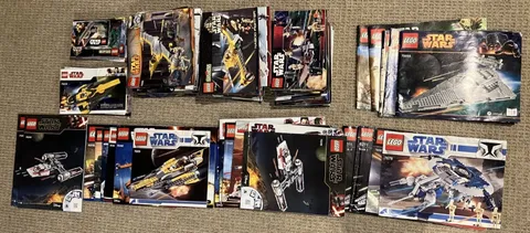 LEGO Star Wars Instruction Books Mega Lot of 160 Manuals LOOK!