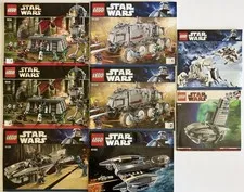Lot 8 Lego Star Wars Star Fighter Battle Of Endor 8089 8036 8095 8098 8128 8038
