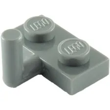 LEGO 16x Light Bluish Gray Plate, Modified 1 x 2 with Bar Arm Up inv.590