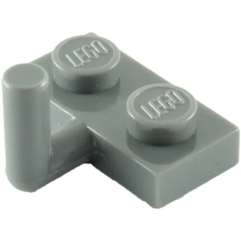 LEGO 16x Light Bluish Gray Plate, Modified 1 x 2 with Bar Arm Up inv.590