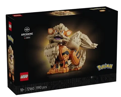 LEGO 72160 Arcanine - Pokemon - BNISB New