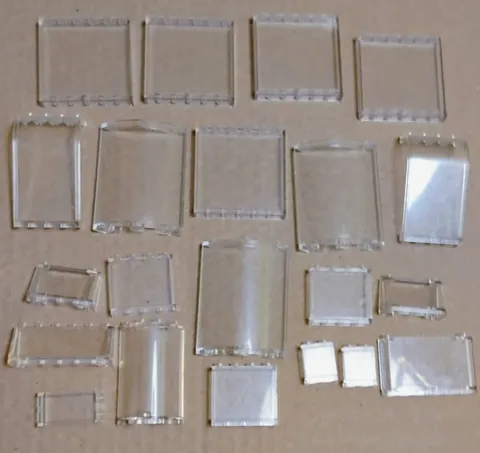 LEGO Clear Translucent Vintage Large Window Building House Etc HTF Mix Lot !!