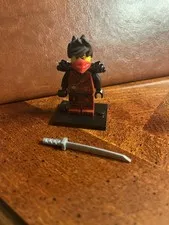 LEGO Ninjago Kai Minifigure The Hands of Time Fire Ninja with Hair-EUC