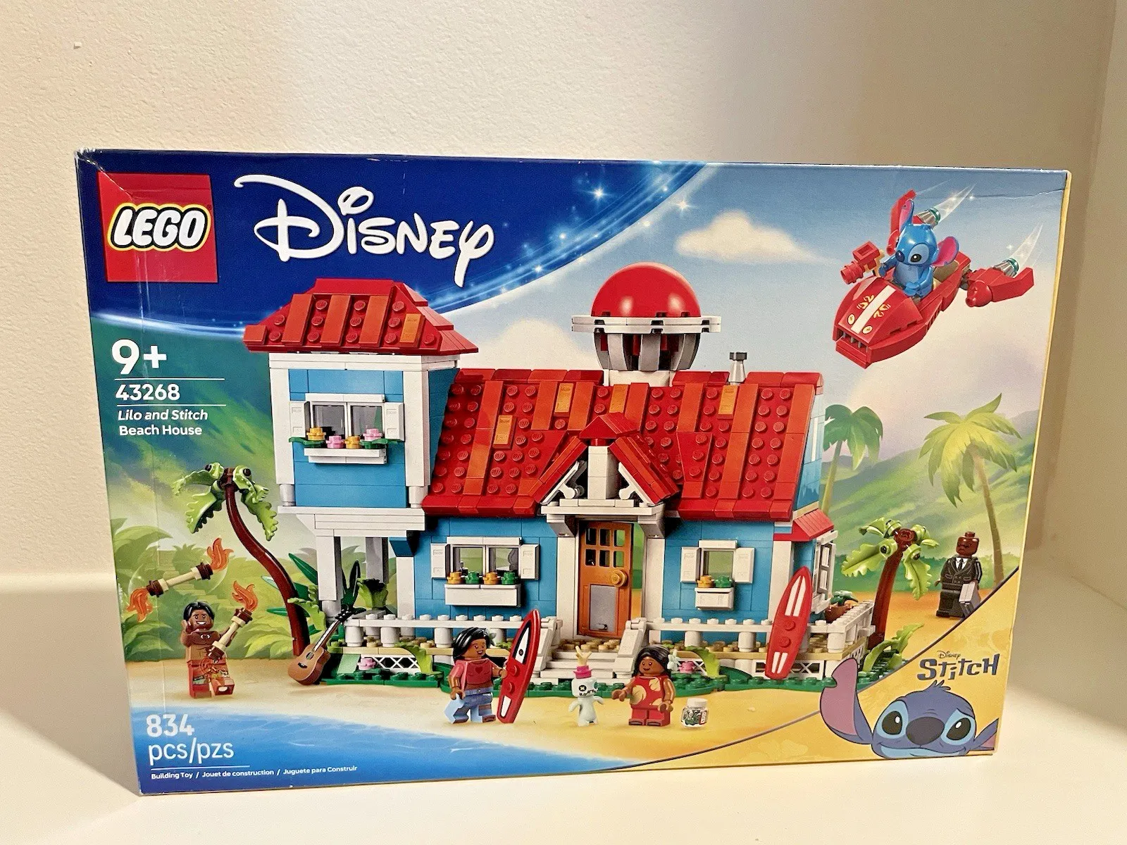 LEGO Disney Lilo & Stitch Beach House 43268 New 834 Pieces