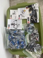 Lego Star Wars Battle Pack Lot no minifigs just builds 