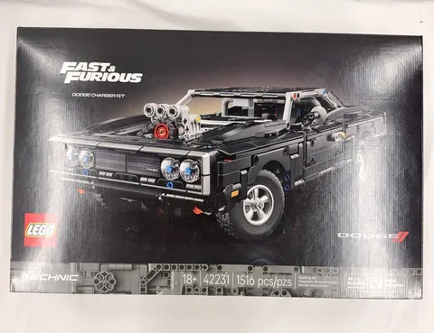 LEGO Technic (42231) - Fast and Furious Dodge Charger R/T Car - 1516pc Set..NEW!