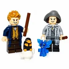 Lego Harry Potter Fantastic Beasts Minifigures Newt Scamander Tina Niffler Pixie