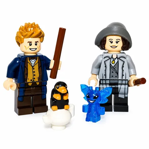 Lego Harry Potter Fantastic Beasts Minifigures Newt Scamander Tina Niffler Pixie