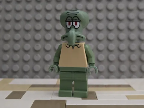 LEGO Squidward Minifigure - 3834 SpongeBob SquarePants - Bikini Bottom
