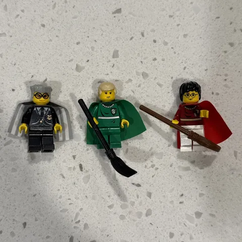 LEGO Harry Potter Madame Hooch Quidditch SECRETS Minifigure Set Draco Hogwarts