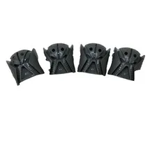 Lot Of 4 LEGO BIONICLE Dark Gray CLASSIC Matatu Kanohi Mask 32570