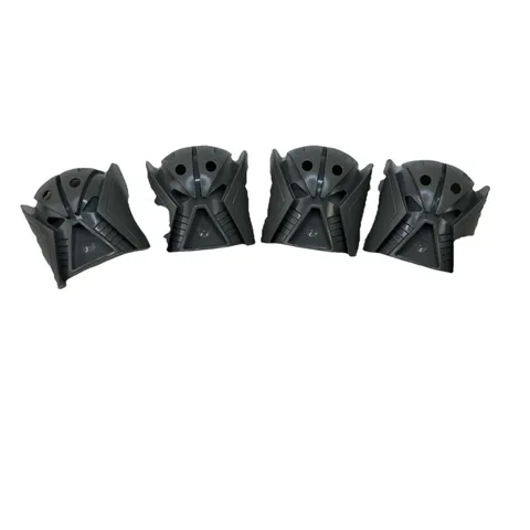 Lot Of 4 LEGO BIONICLE Dark Gray CLASSIC Matatu Kanohi Mask 32570