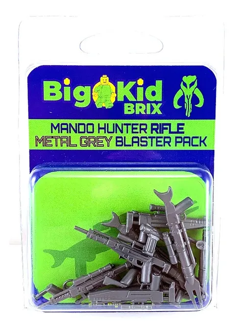 Mando Hunter Rifles Blaster Pack - Metallic Grey