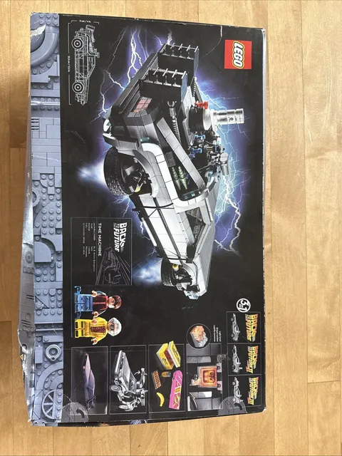 LEGO Icons 10300 Back to the Future Time Machine 1872 pcs Set w/ Box And Manual