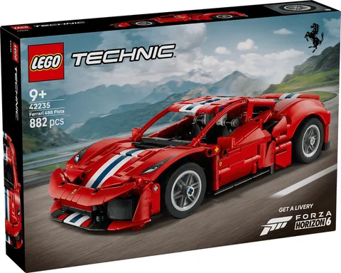 LEGO TECHNIC 42235 CAR FERRARI 488 TRACK