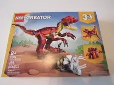 Lego 3in1 Creator 31379 Fierce Dinosaur 283pc New