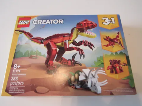 Lego 3in1 Creator 31379 Fierce Dinosaur 283pc New