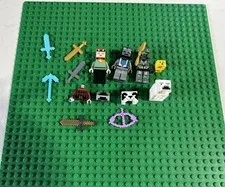 LEGO MINECRAFT MINIFIGS AND ACCESSORIES- Minecraft swords and bow