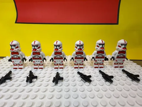 Lego Star Wars Clone Shock Trooper, Coruscant Guard Lot of 6