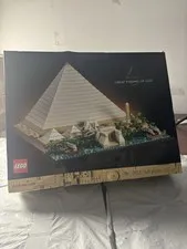 LEGO Architecture Great Pyramid of Giza Set 21058, Home Décor Model Building Kit