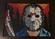 LEGO Jason Voorhees Framed Mosaic Portrait