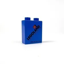 Legoland California Duplo Brick 1x2x2 Blue Kids New Year 2003 Blue VTG HTF Rare