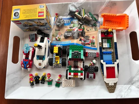 LEGO City Spider-Man Vehicle Lot Police Boat Octan 4x4 Sealed Creator Construct