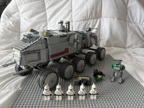Lego 8098 Star Wars The Clone Wars Clone Turbo Tank 99% Complete Minifigs