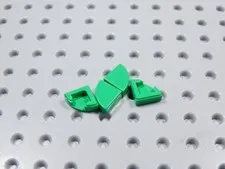 LEGO Lot of 4 Bright Green 1x1 Round Corner Smooth Tiles Plates BO