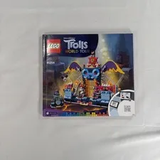 LEGO Trolls World Tour Volcano Rock City Concert 41254 Instruction Manual ONLY