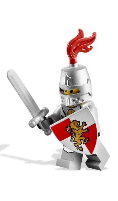 LEGO Kingdoms Lion Knight Minifigure 7949 New