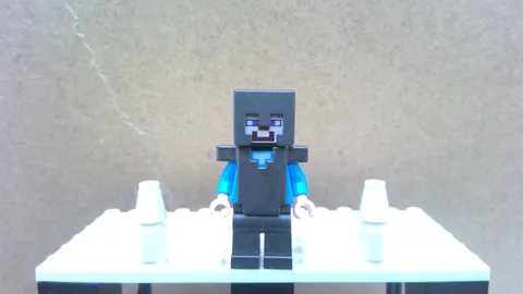 LEGO Minifigure Minecraft min098 Steve with Dark Pearl Armor