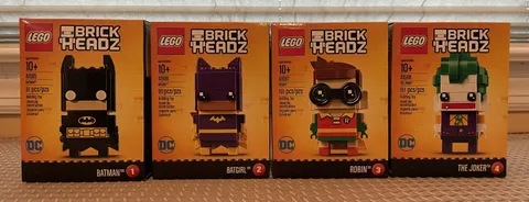 Retired LEGO BRICKHEADZ  FROM THE LEGO BATMAN MOVIE (41585,41586,41587,42588)
