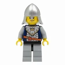 LEGO Minifigure Crown Knight Scale Mail with Crown Cas342