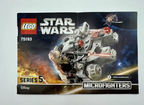 LEGO Manual Only 75193 Star Wars Microfighters Chewy Millennium Falcon
